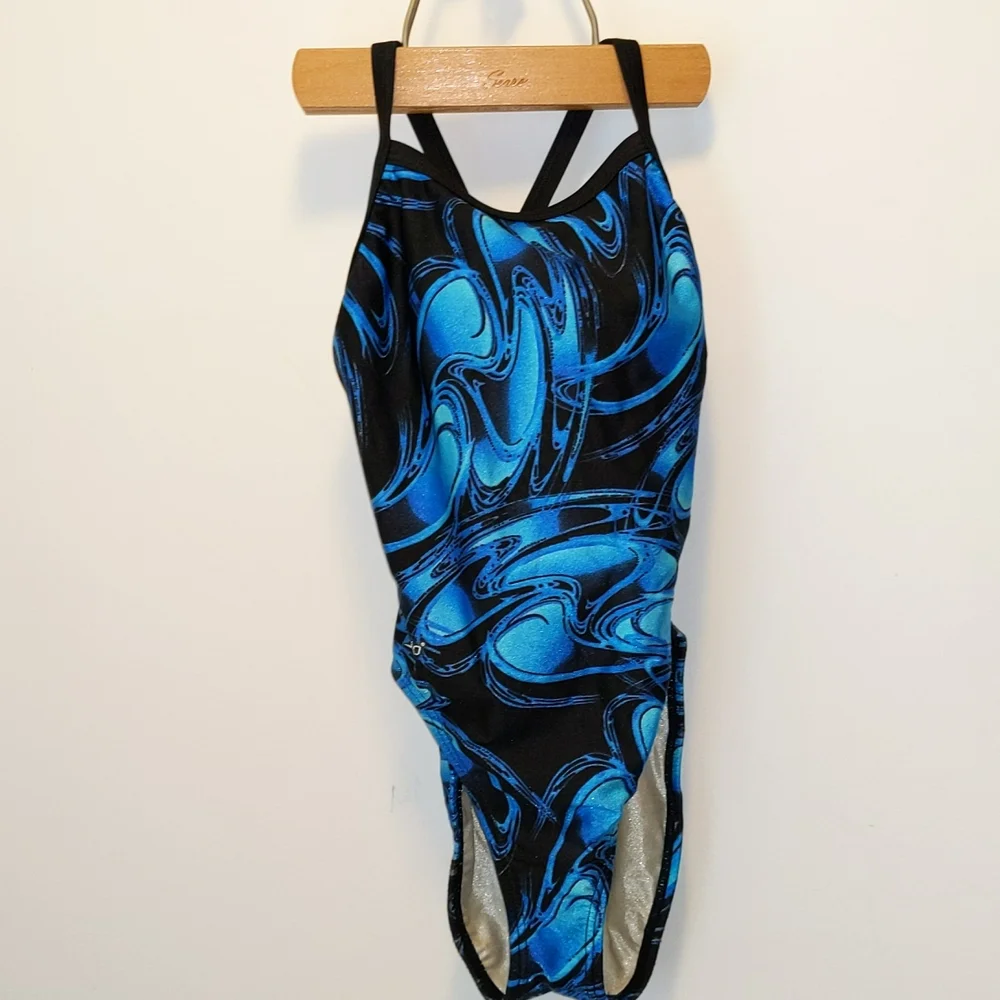 Speedo Girls Size 26 One Piece Swim Suit Style 7190191 - Picture 1 of 9